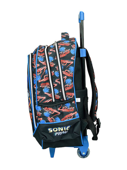 Gim School Bag Trolley Elementary, Elementary Multicolour with Water Bottle Holder 27Liters