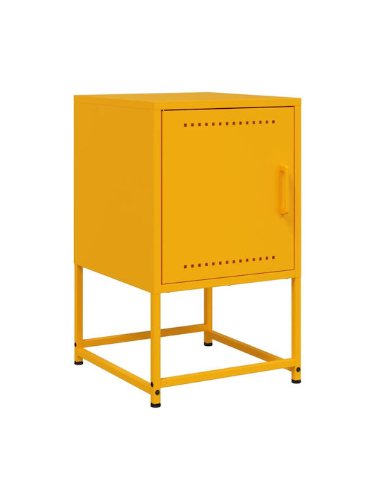 Комоди Метални Жълт 2бр 36x39x60.5см