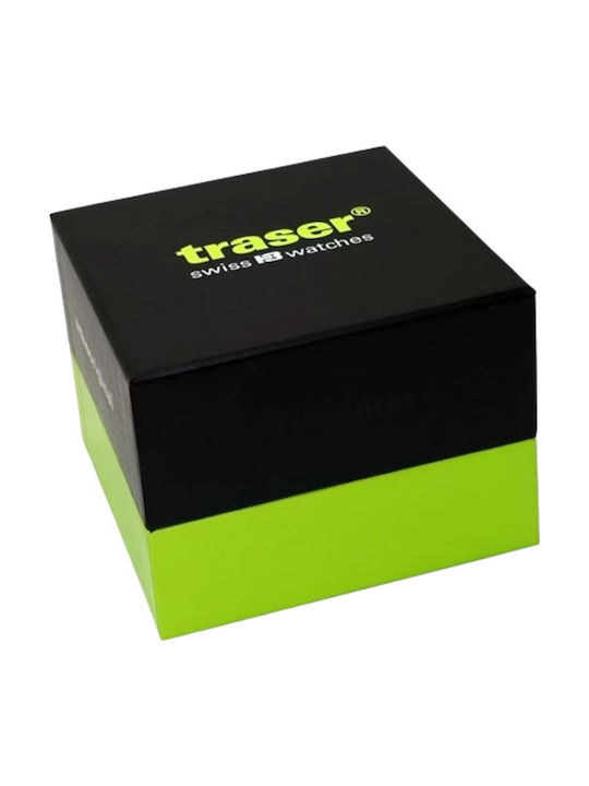 Traser H3 P68 Pathfinder T100 Ceas Barbati cu Baterie cu Culoare Neagră Cauciuc Sul