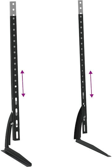 vidaXL 379580 Wall TV Mount up to 75" Black