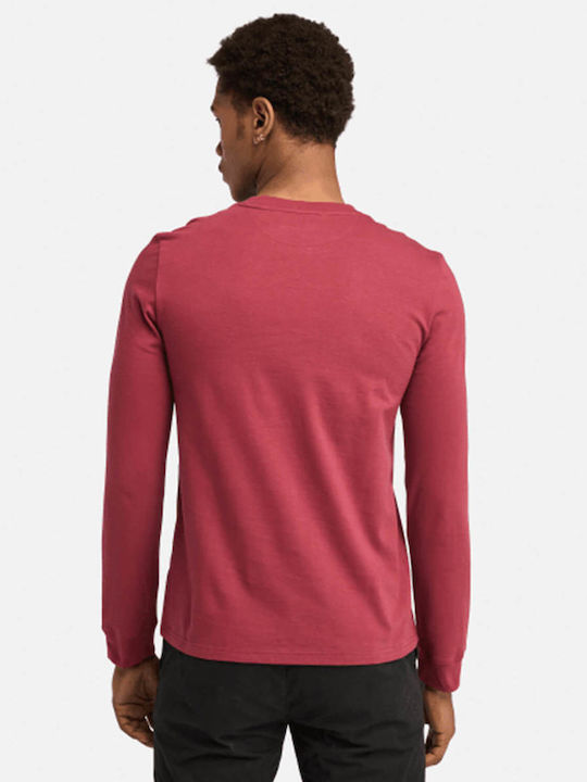 Dunstan River Long Sleeve Red Blouse