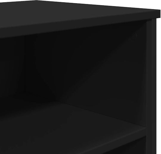 Мебели за съхранение от дърво & метал Black 101x35.5x74.5см