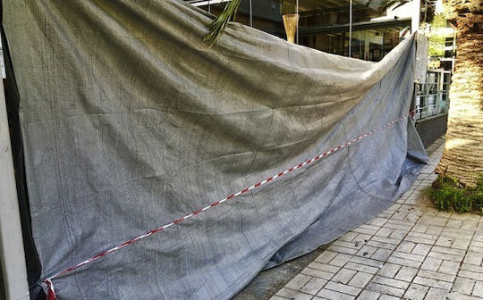 2m Λινάτσα Γκρί Ανακαίνισης Πλάτος