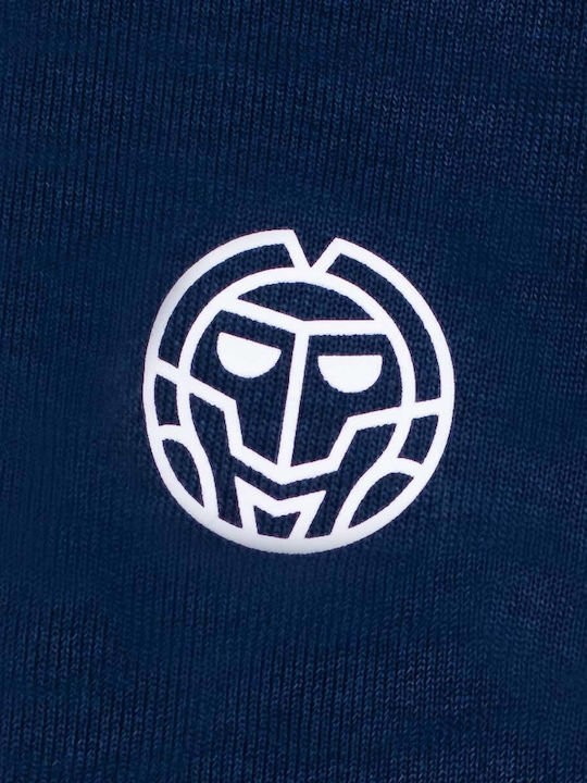 Sweatshirt with Hood Dark Blue, Red
