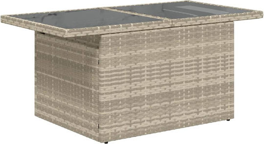 Tisch Stabil Ann. Grey 100x55x73cm