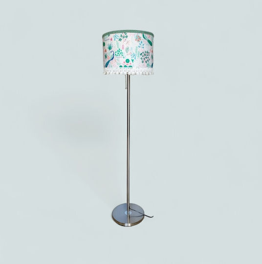 Floor Lamp Frost Green Feathers Dimensions 1.65*35*20 E27