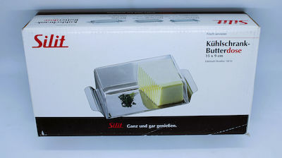 Stainless Steel Butter Dish 15x9 cm Linea Silit