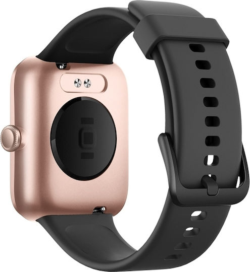 Q&Q Citrea Smartwatch με Παλμογράφο (Μαύρο)