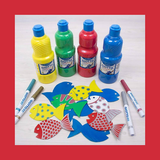 Giotto Paint Acrylic Paint Set in Grün color 500ml 1Stück