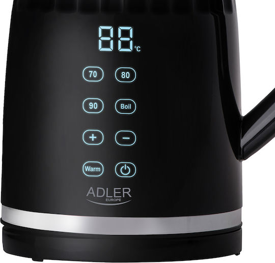 Adler Βραστήρας 1.7lt 1850W Μαύρος