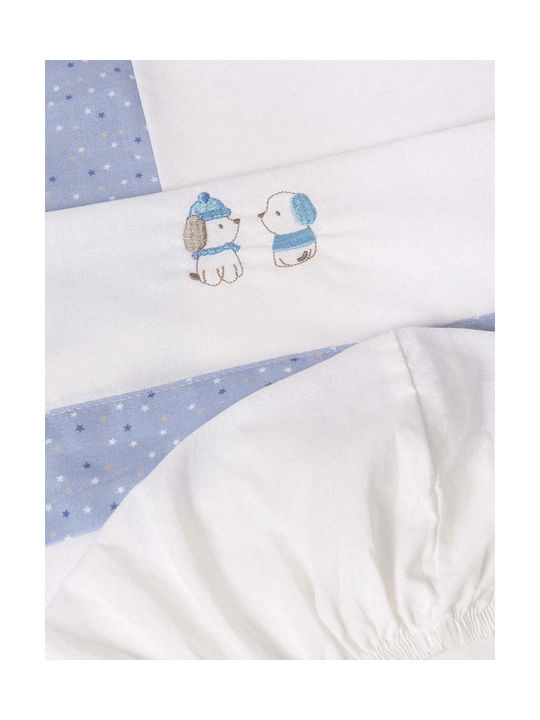 Mayoral Baby Sheets Set Crib Cotton Ciell 80x120cm 3pcs