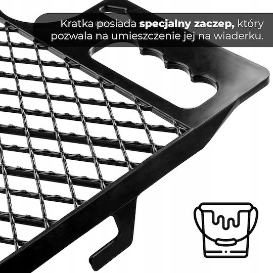 Kadax Σχάρα Βαφής 3τμχ Μαύρο