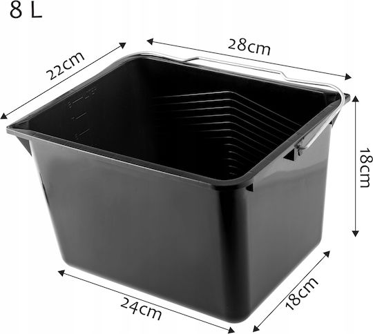 Kadax Anrührbecher 3Stück Black