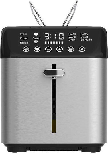 Turbotronic TT-BF15 Toaster 2 Schlitze 1630W Inox