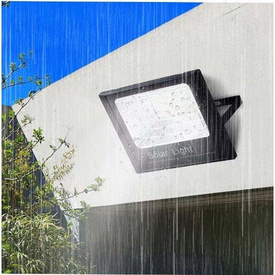 Led Projector Solar Outdoor Lamp Flippy 20 Cm X 25 Cm Water-resistant Ip67 Solar Panel 220 Led Smd 100w Light Sensor Timer Remote Control 2 Lighting Modes Mounting Kit