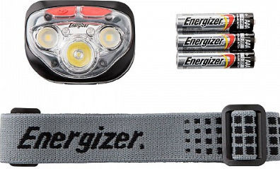 Energizer Lanternă Frontală LED IPX4 cu Luminozitate Maximă 400lm Vision Hd+ Focus Gri