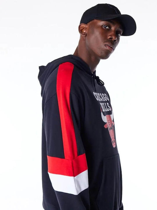 Chicago Bulls Φούτερ με Κουκούλα Black