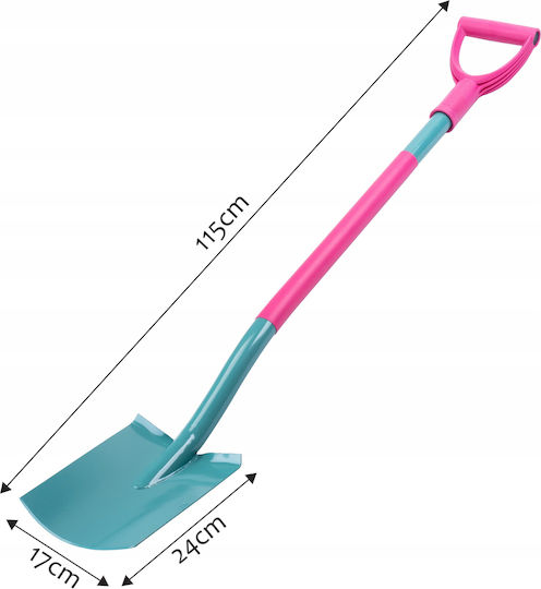 Kadax Shovel with Shaft 115cm and Metal Handle