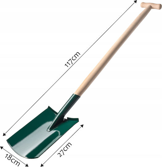 Kadax Lopată cu Coada de Lemn 117cm