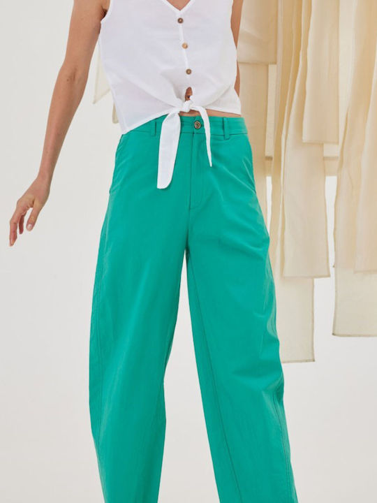 Namaste Femei Tesatura Pantaloni Green