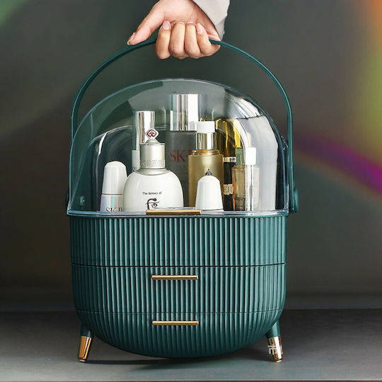 Organizator De Cosmetice Cu Sertare Verde