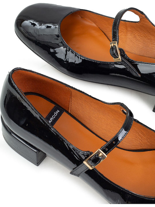 Pumps mit Riemchen Schwarz