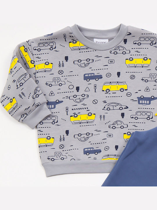 Kids Sweatpants Set Grey 2pcs