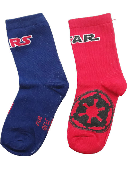 Disney Παιδικές Κάλτσες Star Wars Red, Navy Blue
