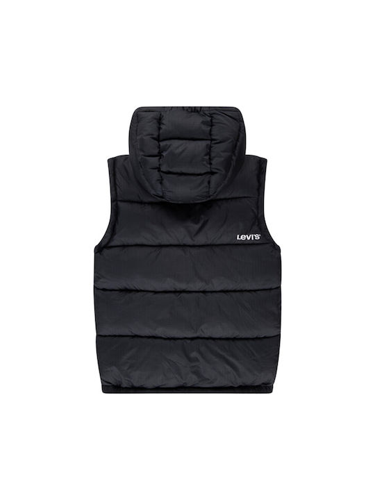 Levi's Kids Casual Jacket Sleeveless with Hood Black