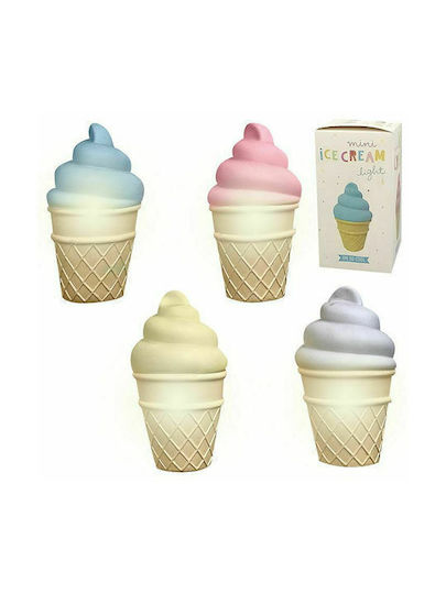 Beboulino Kids Decorative Lamp Ice cream Pink 7x14cm