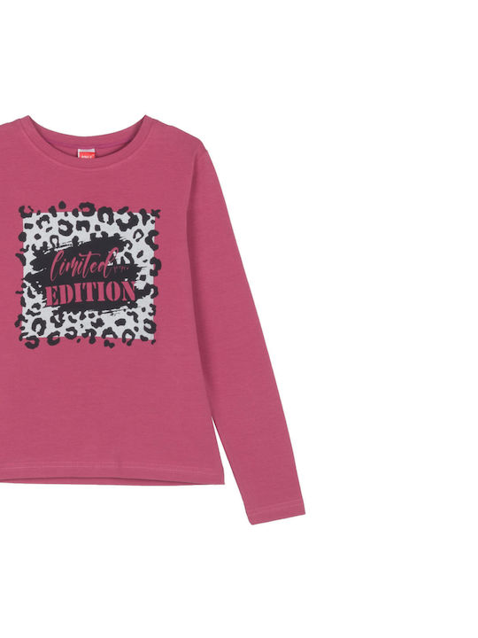 Joyce Kids Blouse Long Sleeve D. Pink