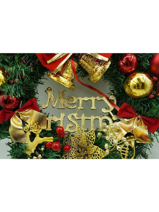 Weihnachtsdekoration Kunststoff Kranz mit Durchmesser 40cm. Flippy