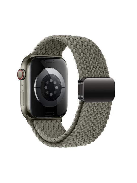 Tech-Protect Curea Tesatura Olive Grey (Apple Watch 44/45/46mm/Ultra 49mm)