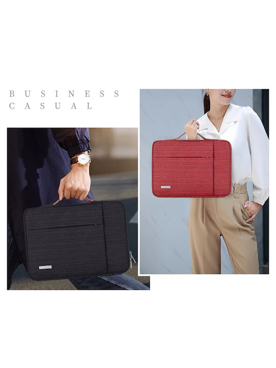 CanvasArtisan Messenger Τσάντα Laptop 14" σε Μαύρο χρώμα