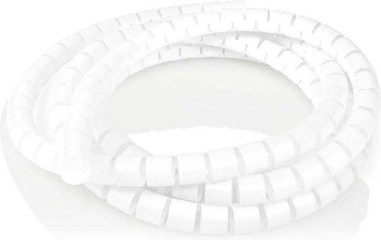 Nedis Σπιράλ Καλωδίων 16mm 2m Λευκό 1τμχ