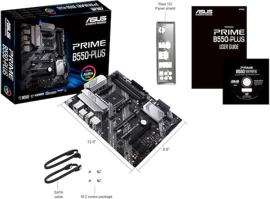 Asus Prime B550-Plus Motherboard ATX με AMD AM4 Socket 90MB14U0-M0EAY0
