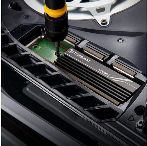 Transcend MTE250H SSD 2TB M.2 Type with PCI Express 4.0 Connection and Heatsink TS2TMTE250H