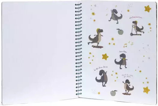 Konges Slojd Aufkleber-Album Mit wiederverwendbaren Aufklebern für Kinder 3+ Jahre alt+ Jahre