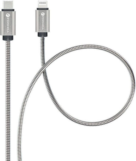 Forcell 8-pin USB-C to Lightning Cable 27W Gray 1m FOCB-274473