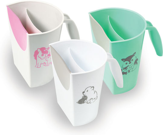 Babyono Rinse Cup Αρκούδα White 1pcs