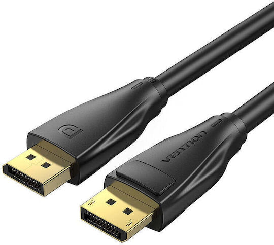 Vention Cable DisplayPort male - DisplayPort male 3m Μαύρο (HCDBI)