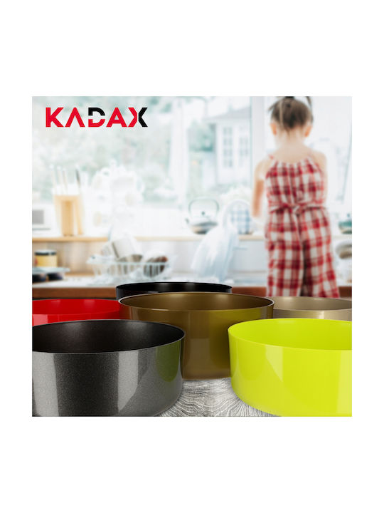 Kadax Γλάστρα Πλαστική Χρυσή 23x23εκ.