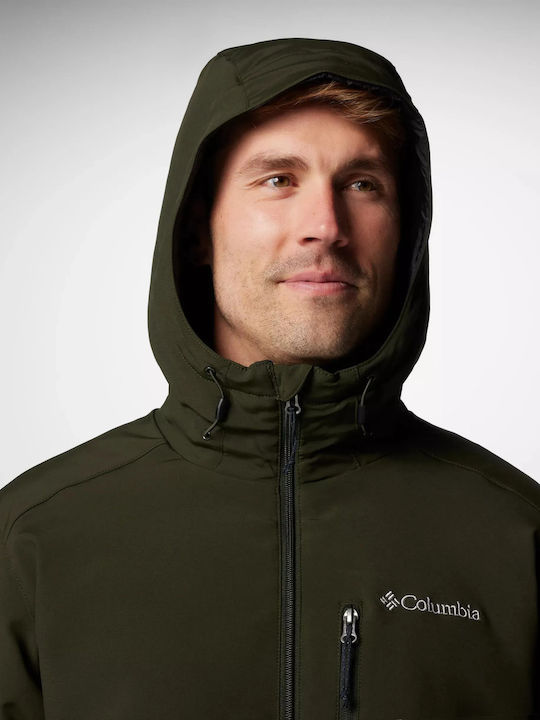 Gate Racer Ii Winter Jacke Softshell Wasserdicht und Winddicht Green