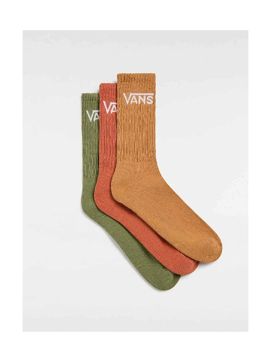 Vans Classic Crew Bărbați Șosete Brown Sugar 3Pachet