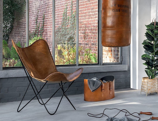 Atmosphera Director Chair Cover Dario Brown 45x45cm