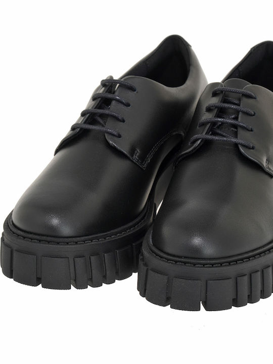 Oxfords Page Walk Women's Leather Derby Shoes Black