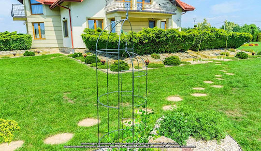 Kadax Metall Garten Pergola 150cm Stütze Kletterrosen Blumen Obelisk Säule