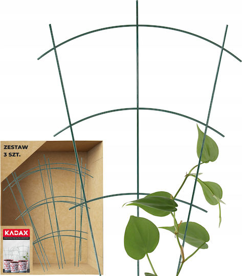 Kadax Plant Support Ladder Flowers Steel Stake Green 6pcs