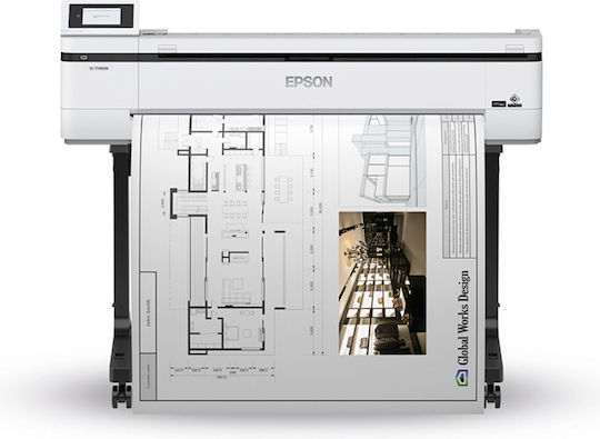 Epson SureColor SC-T5100M Плотер - 36'' (914mm) с Автоматичен Захранващ Механизъм (ASF)