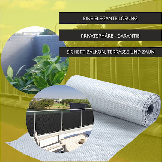 Kadax Διαχωριστικό Σκίασης Γκρι 1x6m